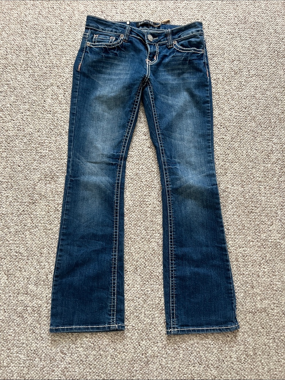 Premier Dark Blue Flare Jeans